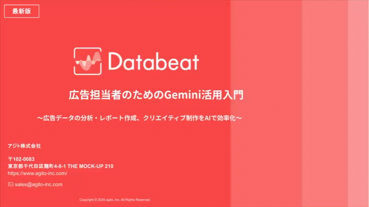 広告担当者のためのGemini活用入門 (1)